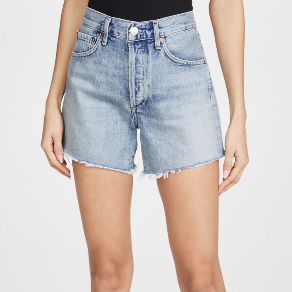 Agolde Reese Relaxed Cut Off Shorts